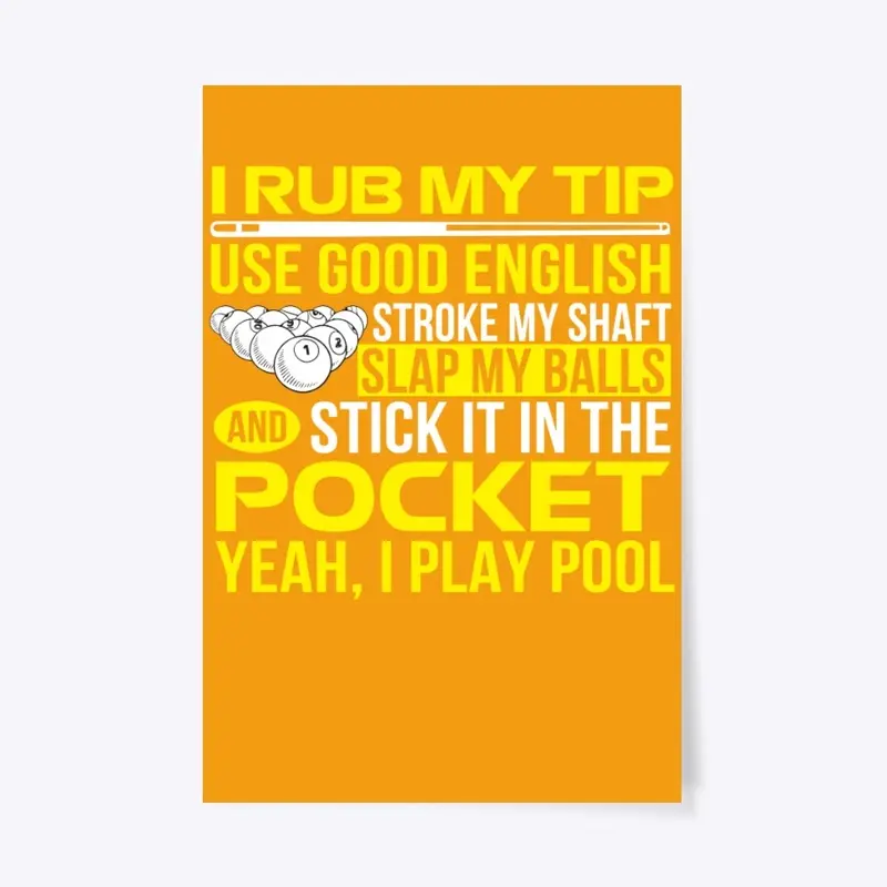 For the ulitmate pool  player